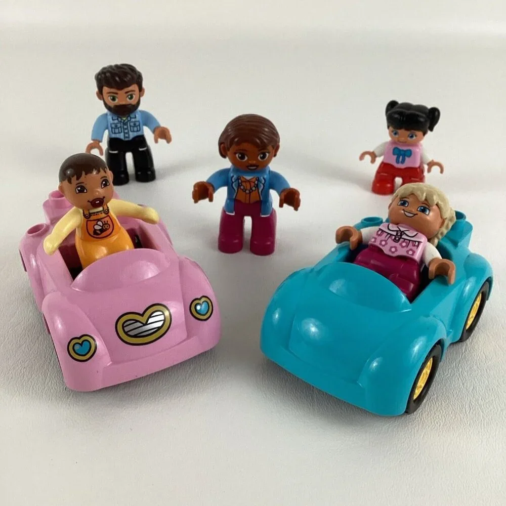 Lego Duplo Family Car Vehicle Minifig Lot Toddler First Building Toy Cars Family
